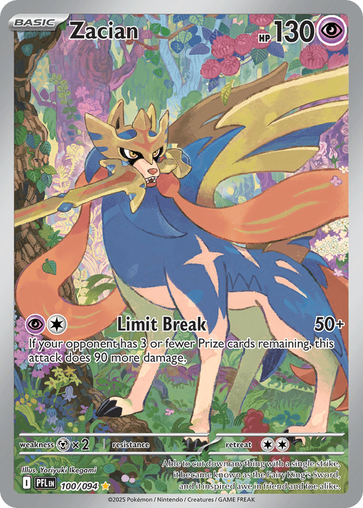 Zacian — Phantasmal Flames #100