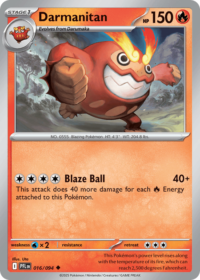 Darmanitan — Phantasmal Flames #16
