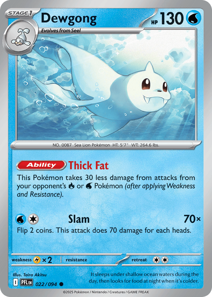 Dewgong — Phantasmal Flames #22