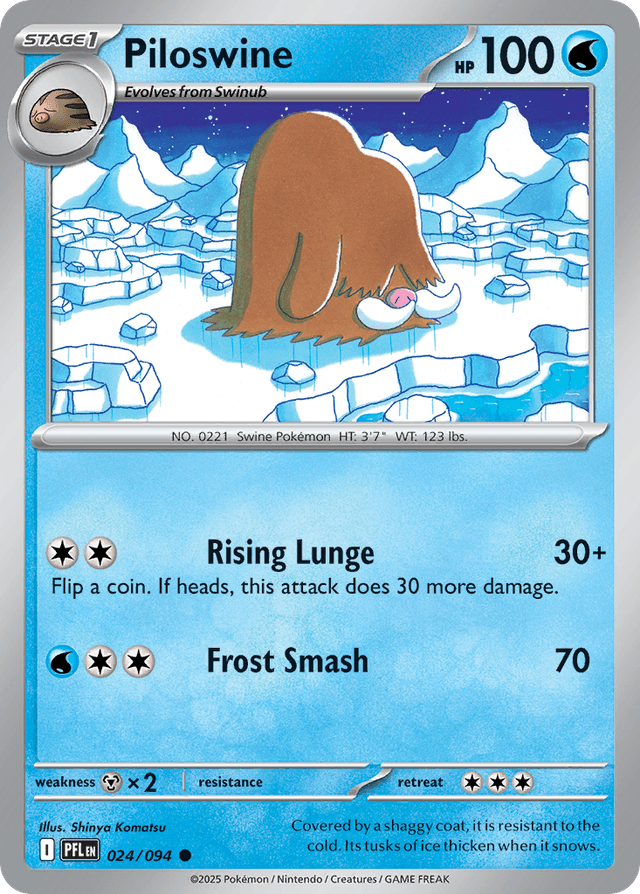 Piloswine — Phantasmal Flames #24