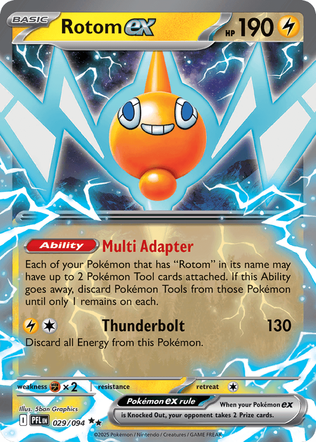 Rotom ex — Phantasmal Flames #29