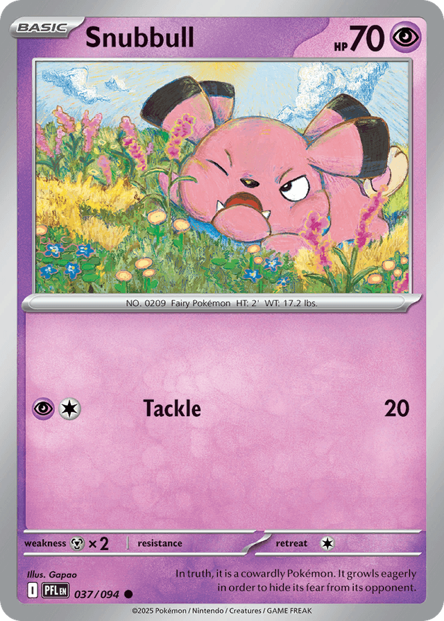 Snubbull — Phantasmal Flames #37