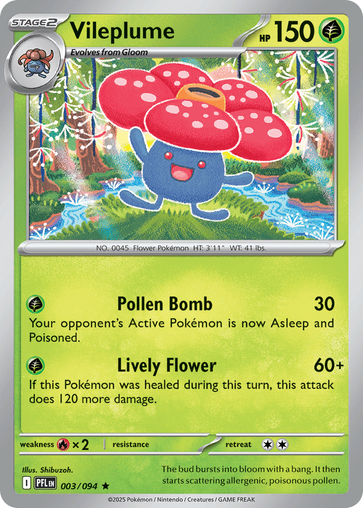 Vileplume — Phantasmal Flames #3
