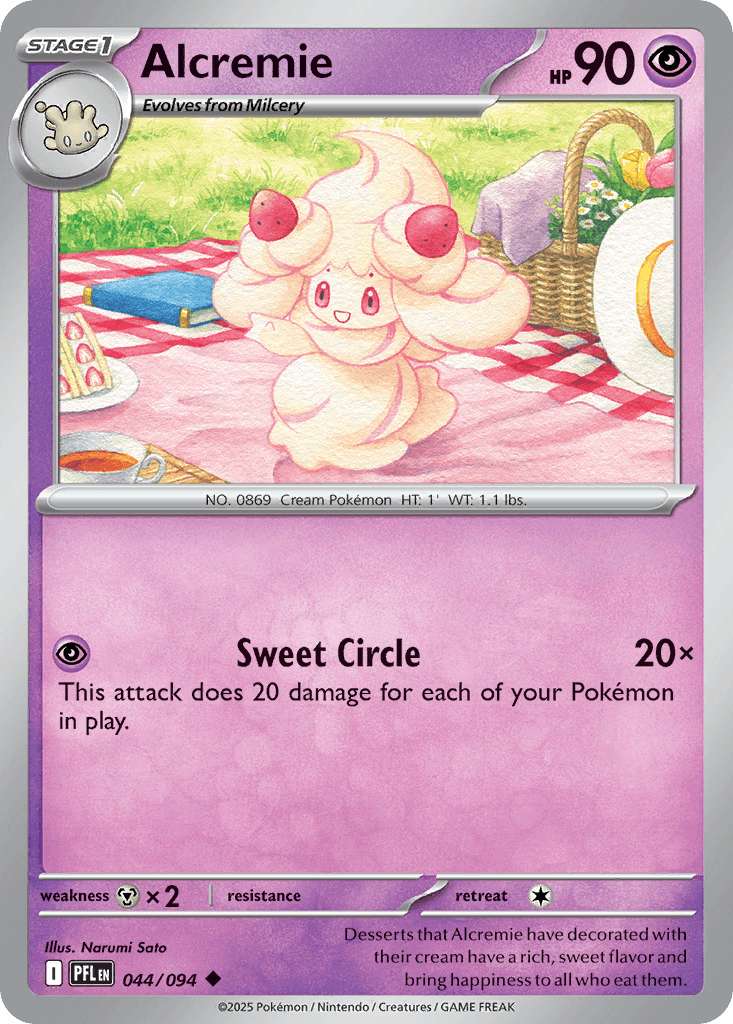 Alcremie — Phantasmal Flames #44