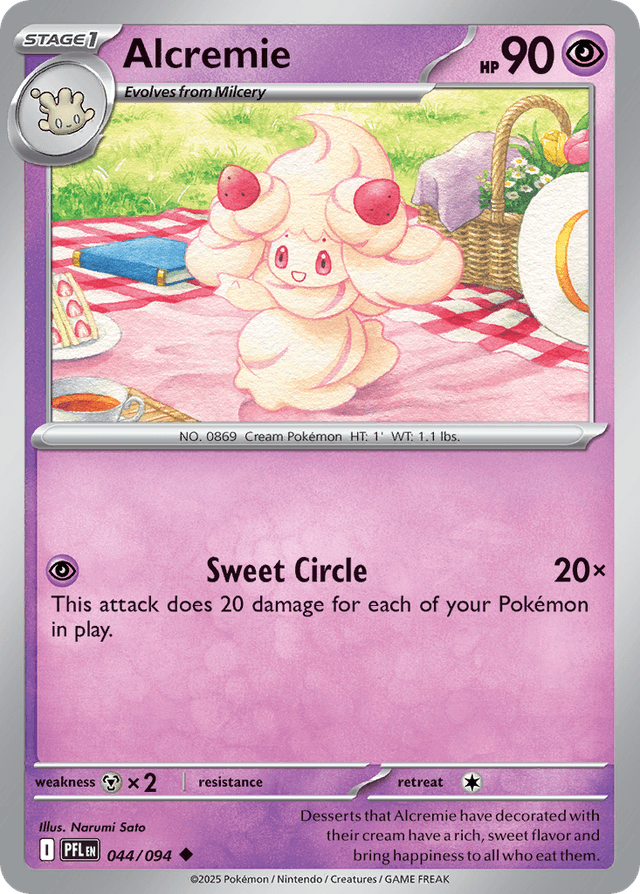 Alcremie — Phantasmal Flames #44
