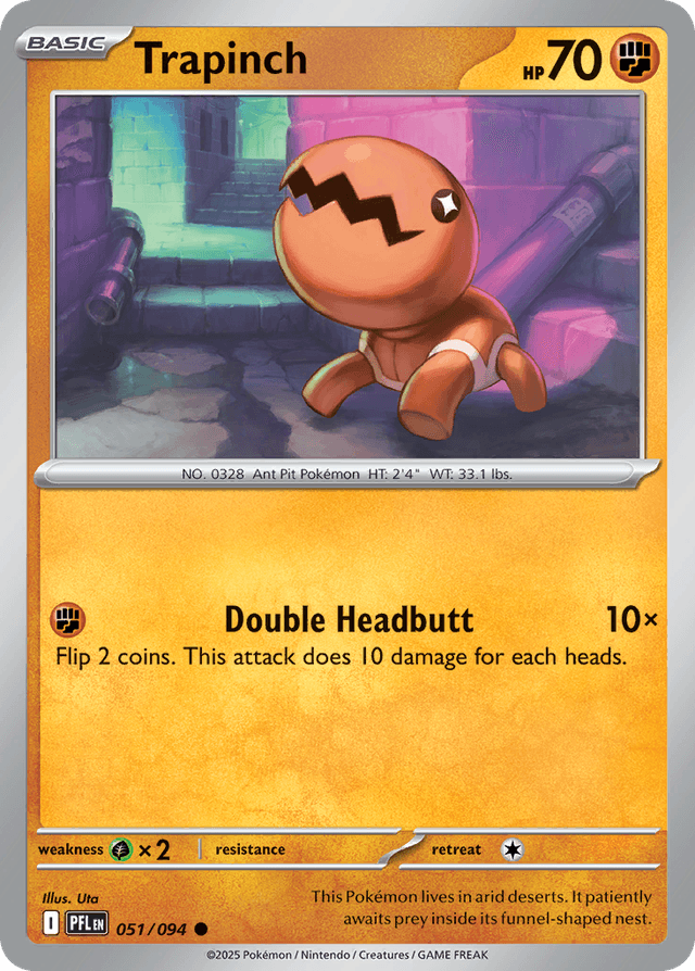 Trapinch — Phantasmal Flames #51
