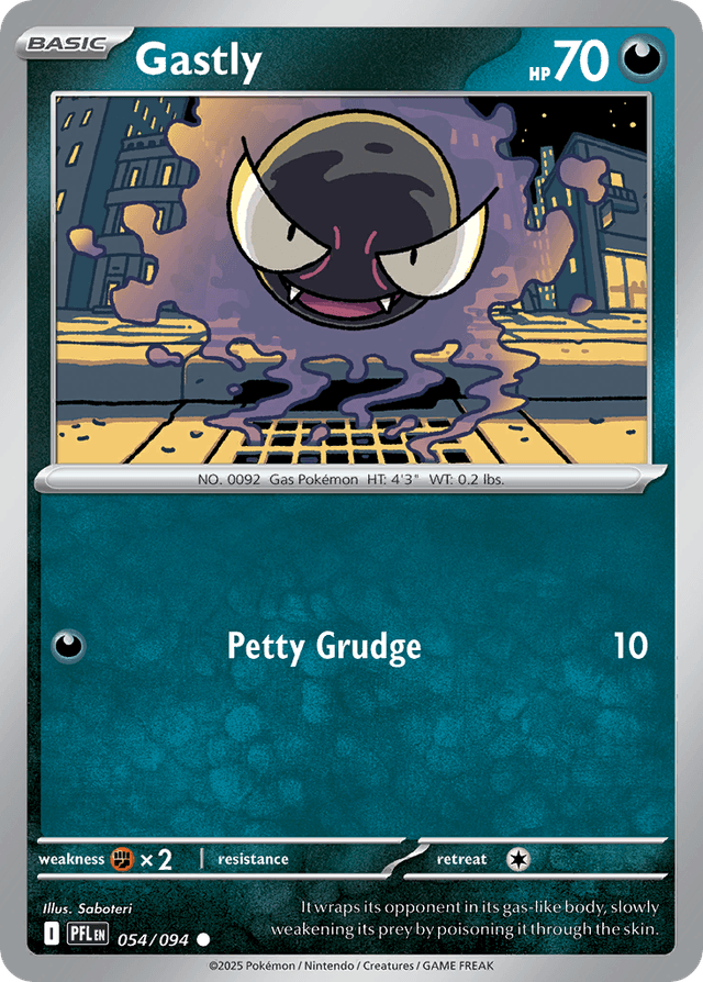 Gastly — Phantasmal Flames #54