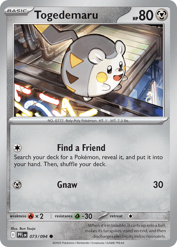 Togedemaru — Phantasmal Flames #73