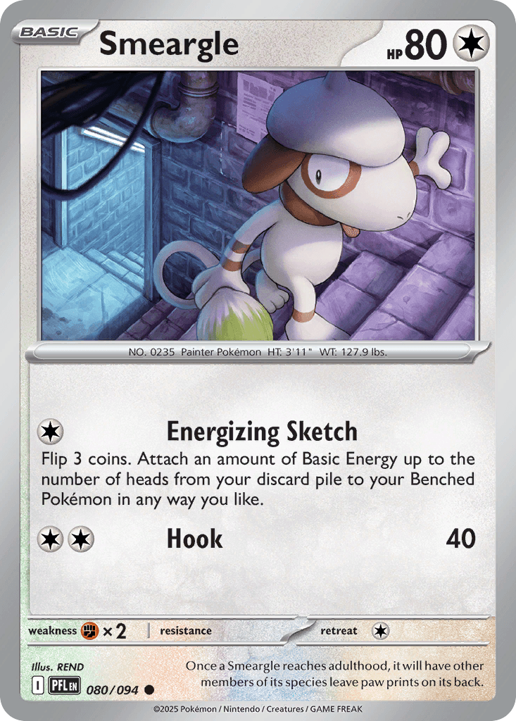 Smeargle — Phantasmal Flames #80
