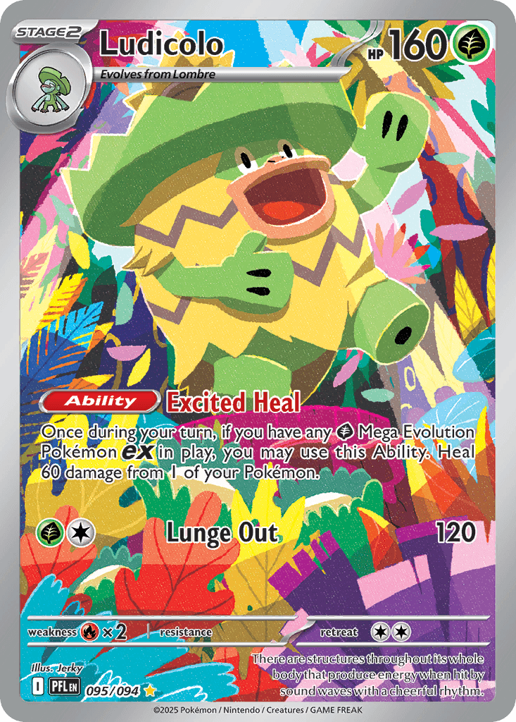 Ludicolo — Phantasmal Flames #95