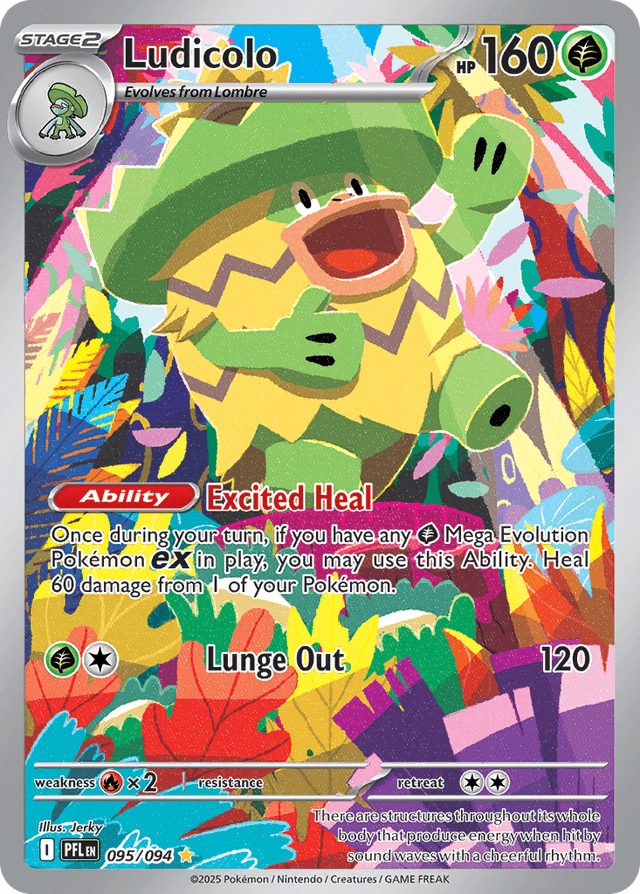 Ludicolo — Phantasmal Flames #95