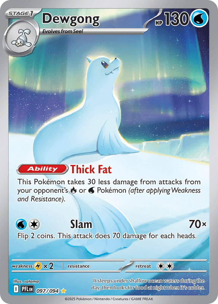 Dewgong — Phantasmal Flames #97