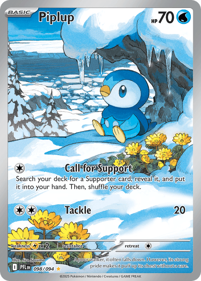 Piplup — Phantasmal Flames #98