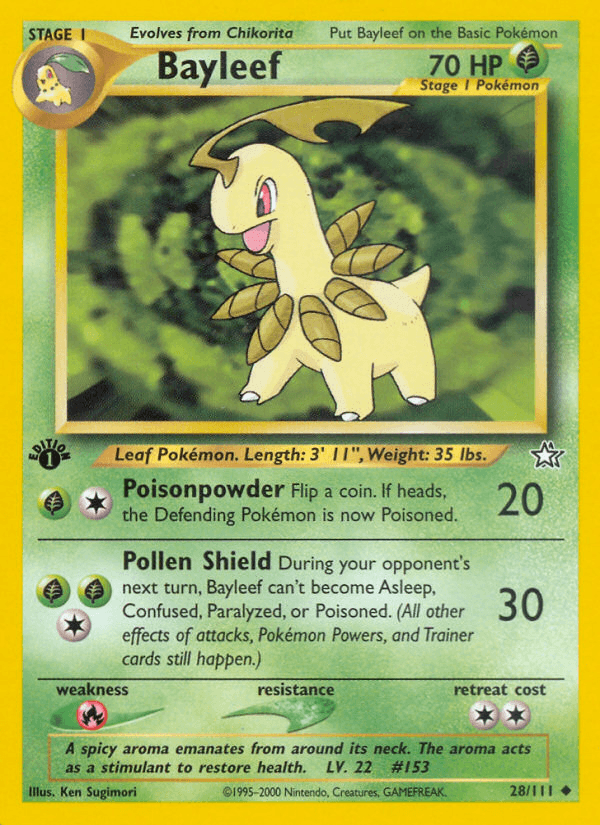 Bayleef — Neo Genesis #28