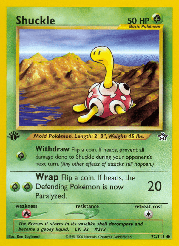 Shuckle — Neo Genesis #72