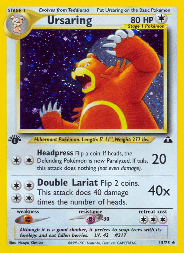 Ursaring — Neo Discovery #15