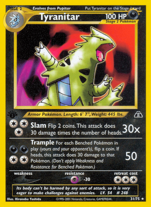 Tyranitar — Neo Discovery #31
