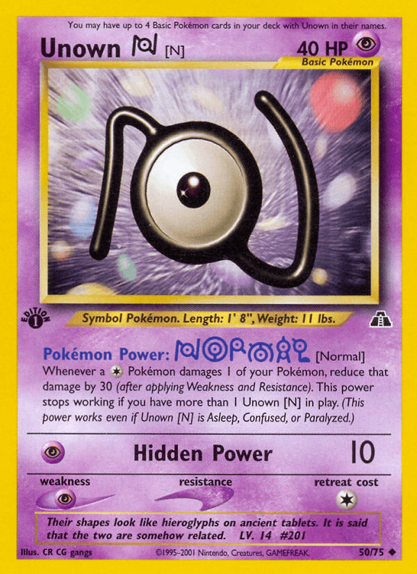 Unown [N] — Neo Discovery #50