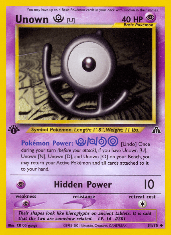 Unown [U] — Neo Discovery #51