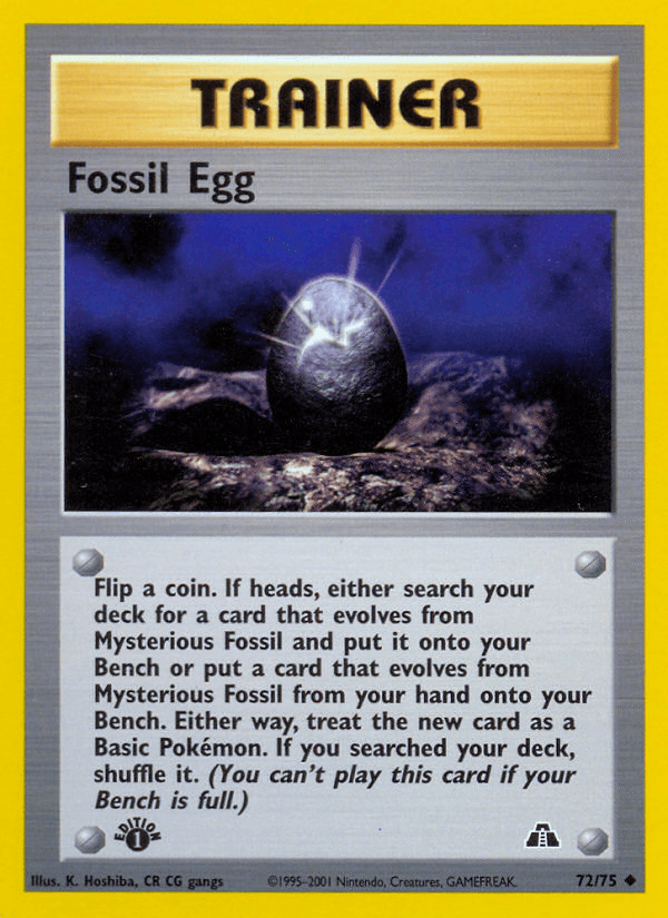 Fossil Egg — Neo Discovery #72