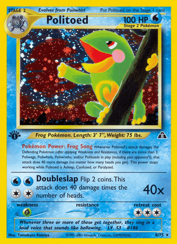 Politoed — Neo Discovery #8