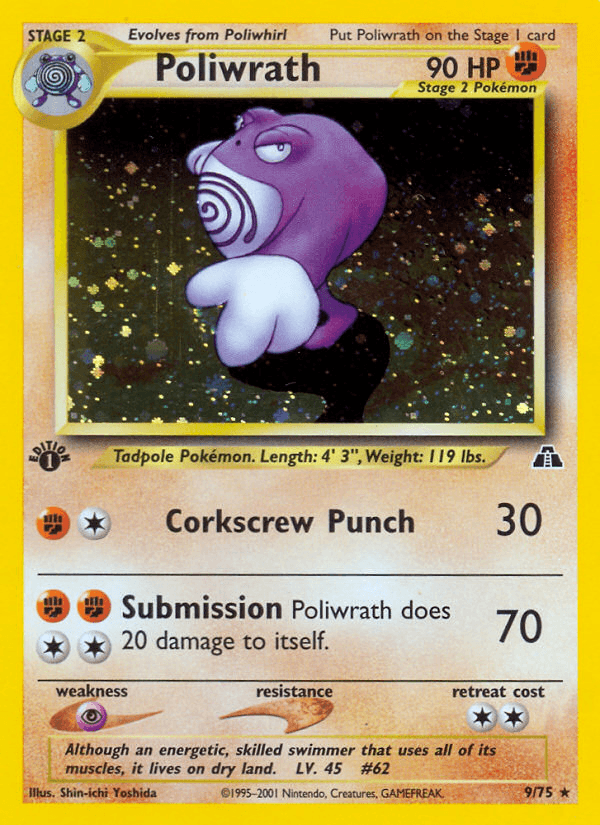 Poliwrath — Neo Discovery #9