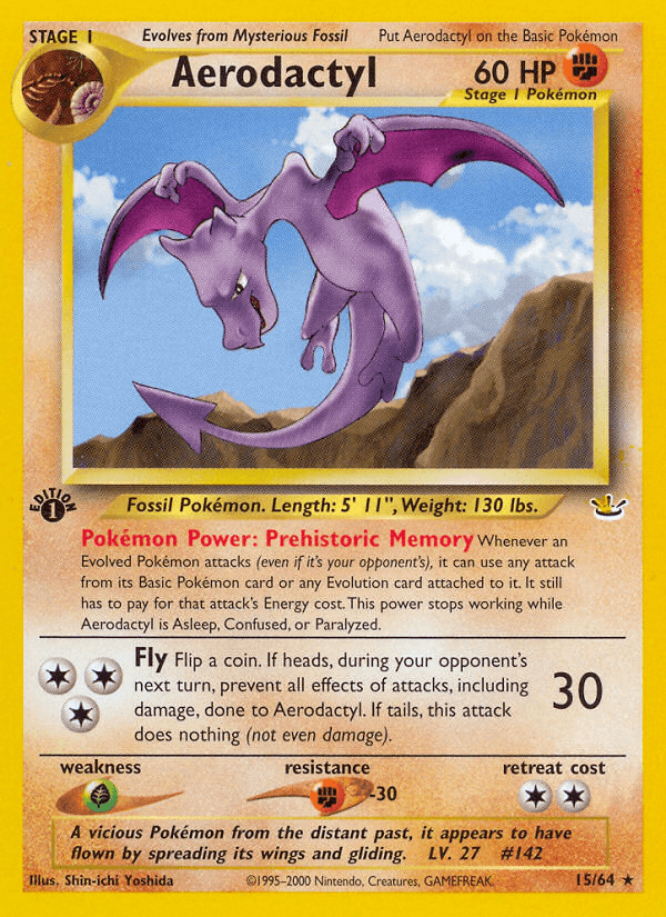 Aerodactyl — Neo Revelation #15