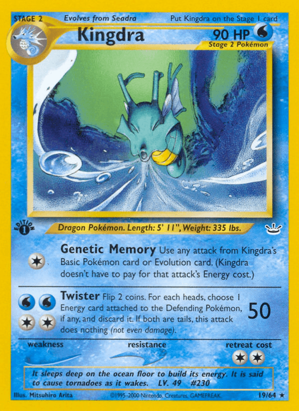 Kingdra — Neo Revelation #19