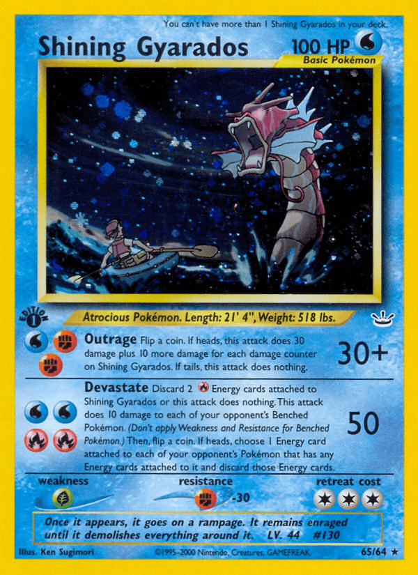 Shining Gyarados — Neo Revelation #65