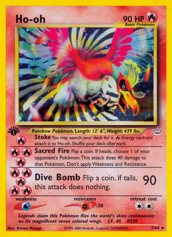 Ho-oh — Neo Revelation #7