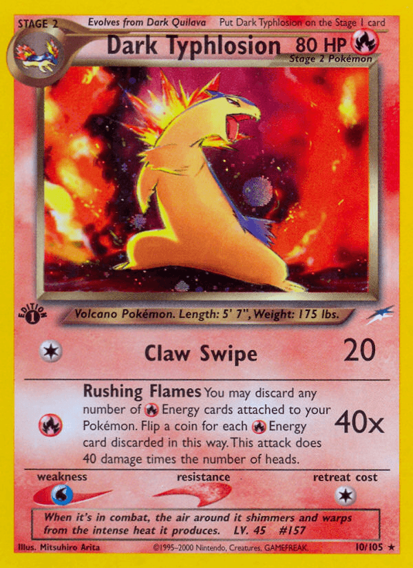 Dark Typhlosion — Neo Destiny #10