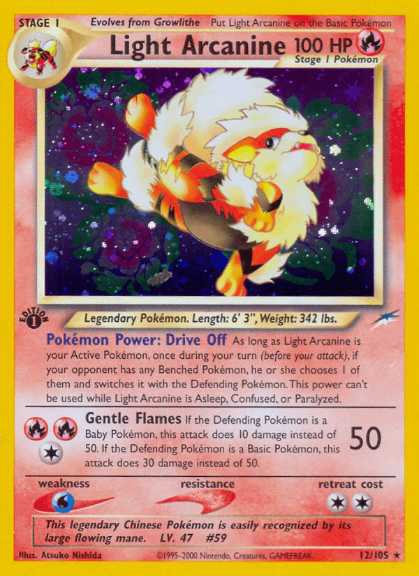Light Arcanine — Neo Destiny #12