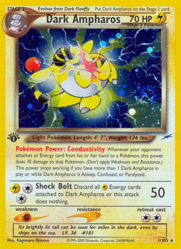 Dark Ampharos — Neo Destiny #1