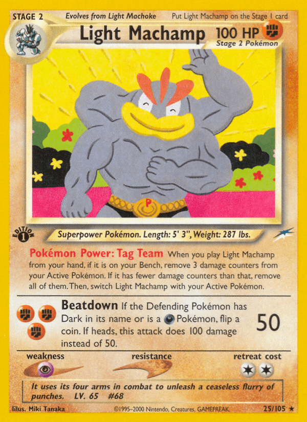 Light Machamp — Neo Destiny #25