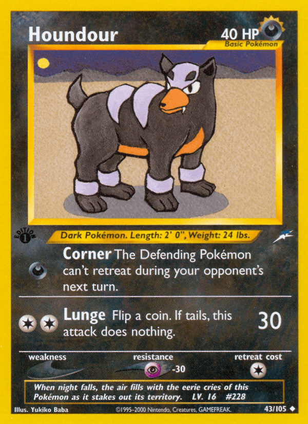 Houndour — Neo Destiny #43