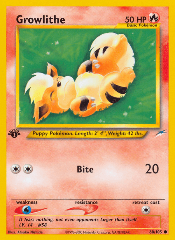 Growlithe — Neo Destiny #68