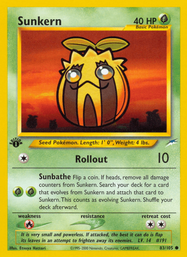 Sunkern — Neo Destiny #83