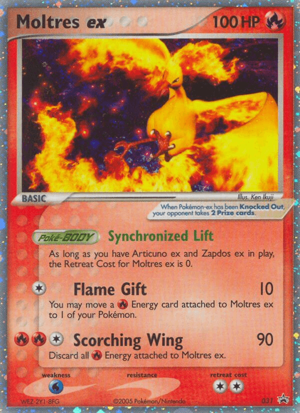 Moltres ex — Nintendo Black Star Promos #31