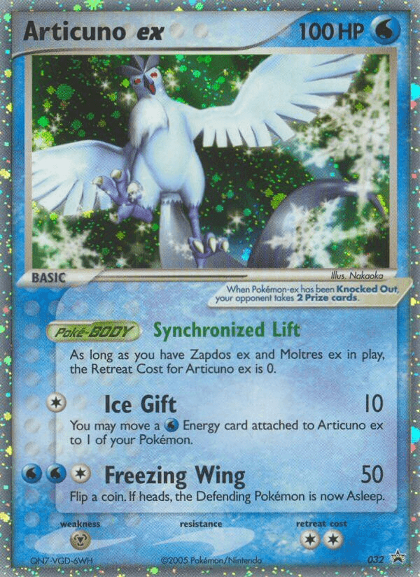 Articuno ex — Nintendo Black Star Promos #32
