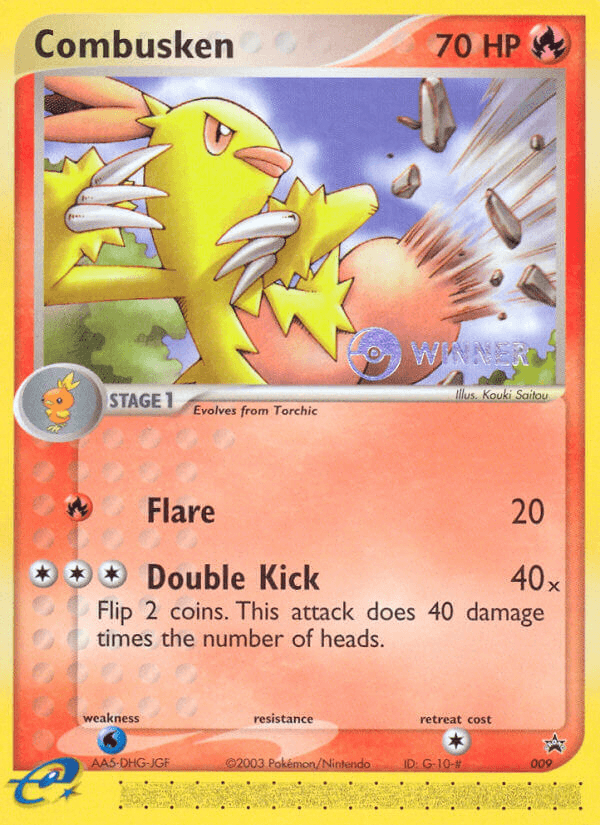 Combusken — Nintendo Black Star Promos #9