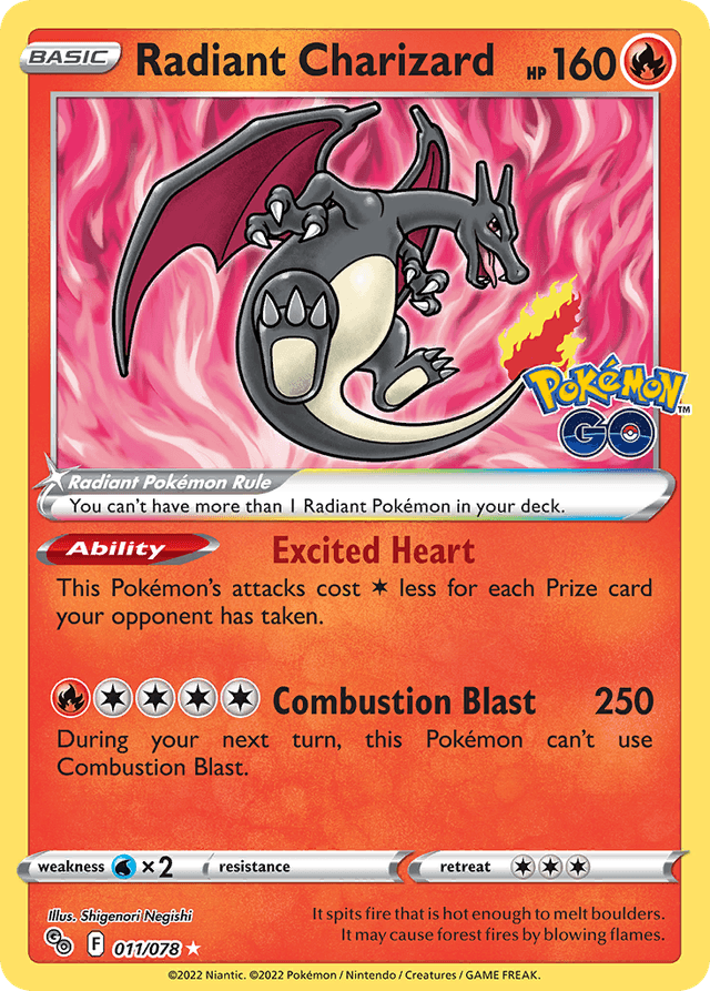 Radiant Charizard — Pokémon GO #11