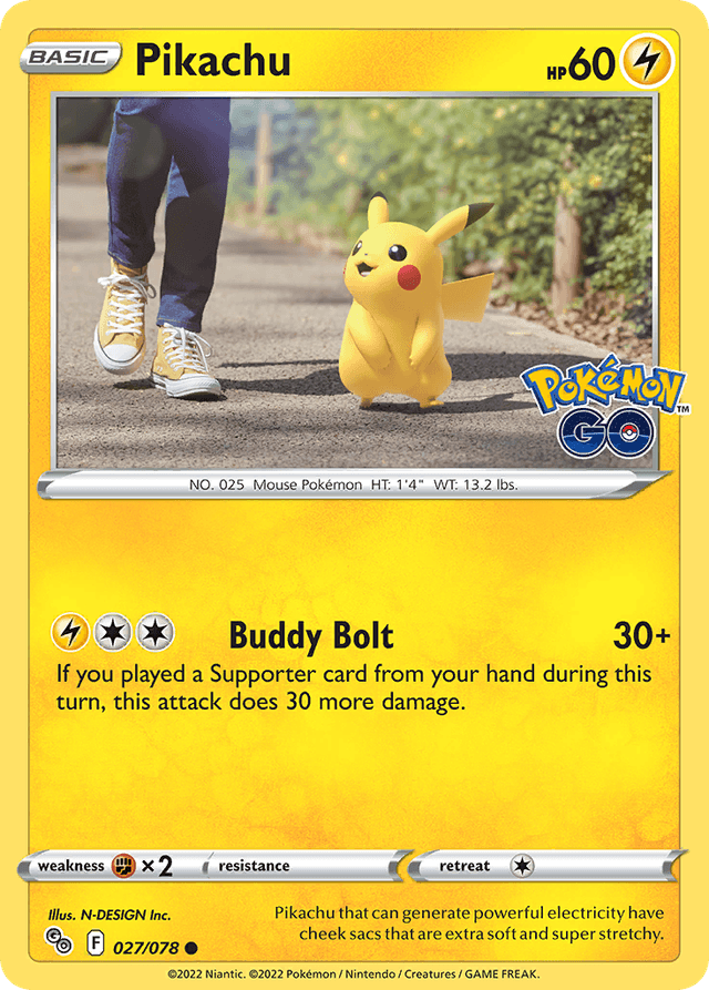 Pikachu — Pokémon GO #27