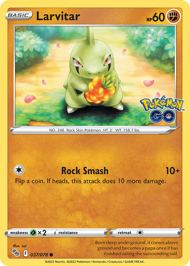 Larvitar — Pokémon GO #37