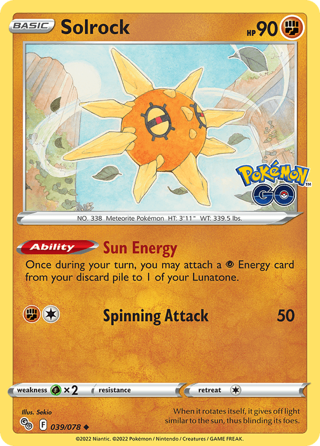 Solrock — Pokémon GO #39
