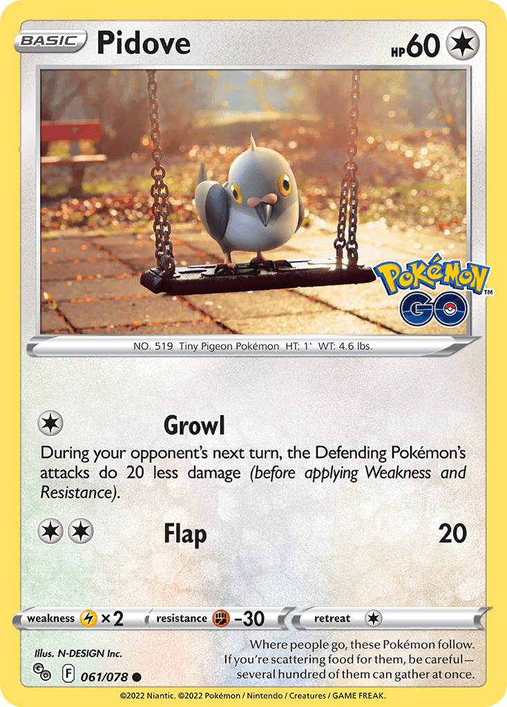 Pidove — Pokémon GO #61