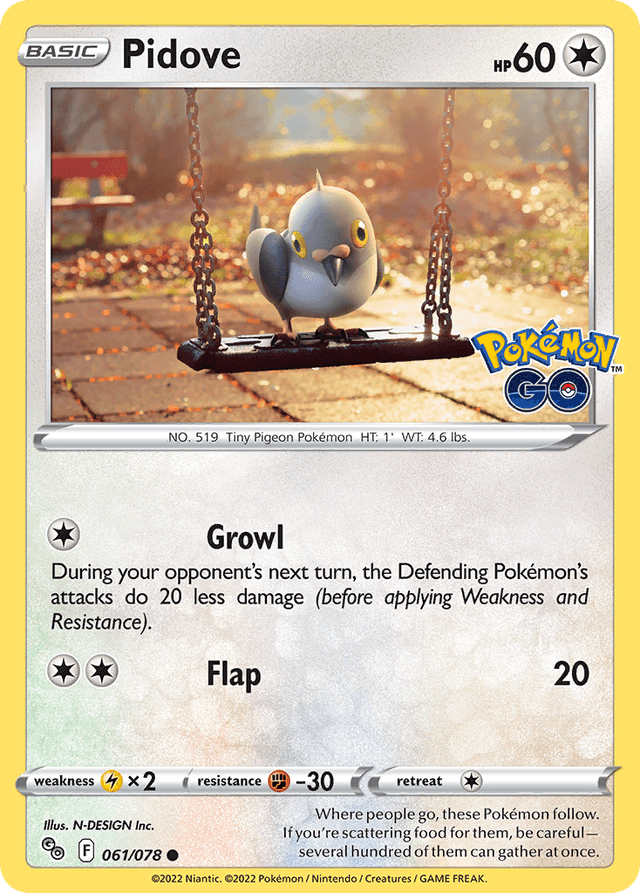 Pidove — Pokémon GO #61