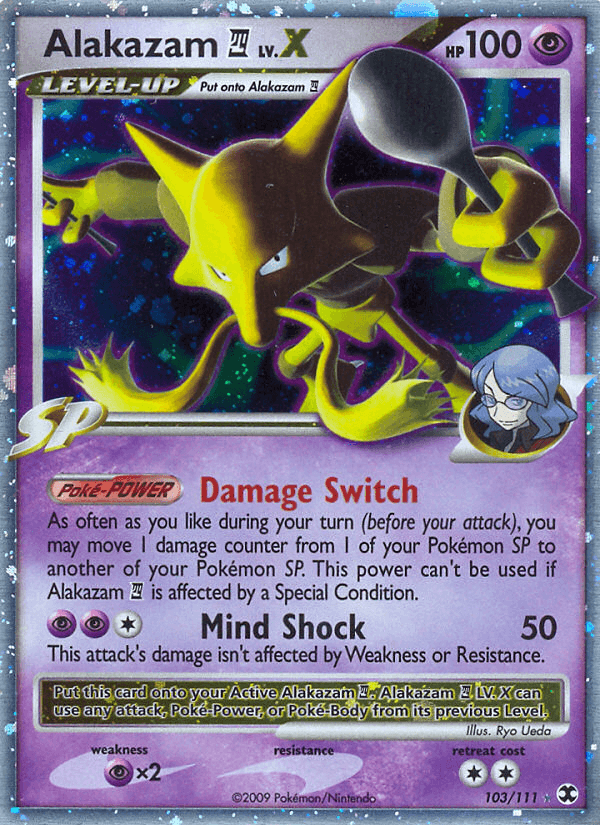 Alakazam E4 LV.X — Rising Rivals #103
