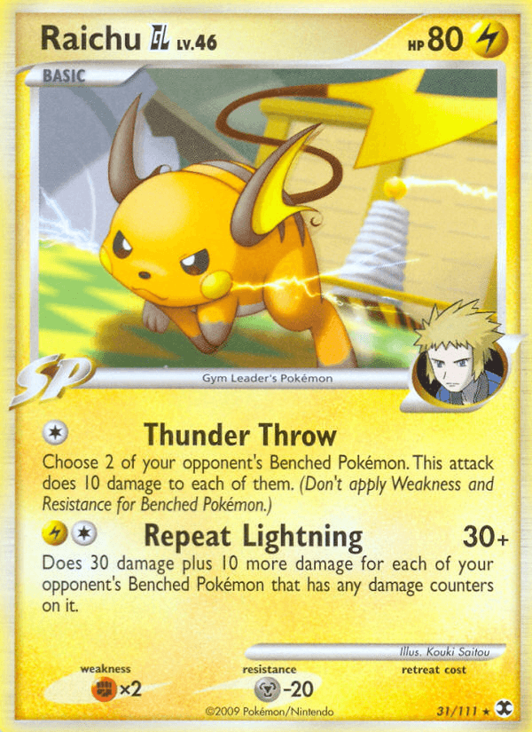 Raichu GL — Rising Rivals #31