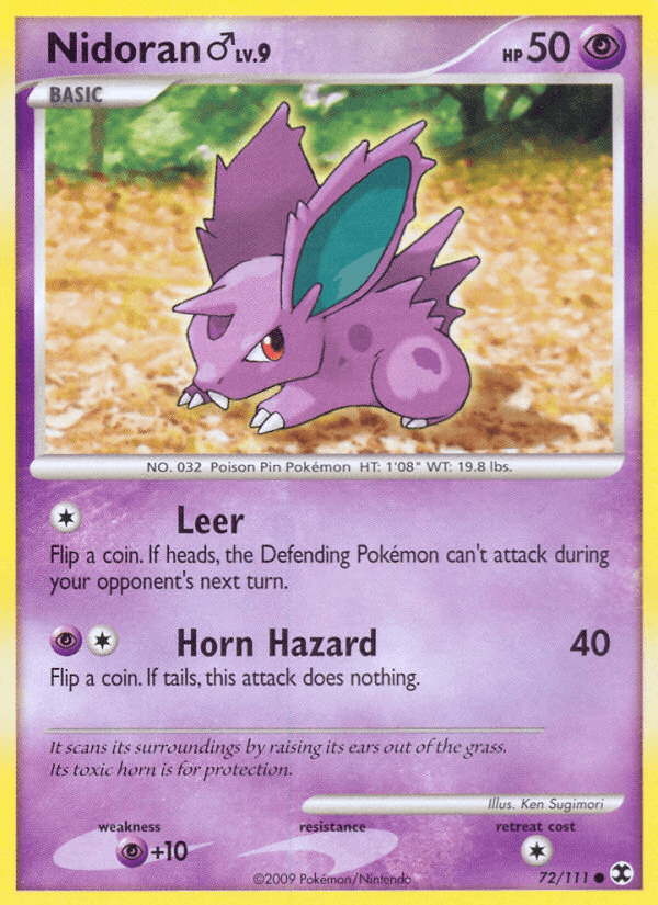 Nidoran ♂ — Rising Rivals #72