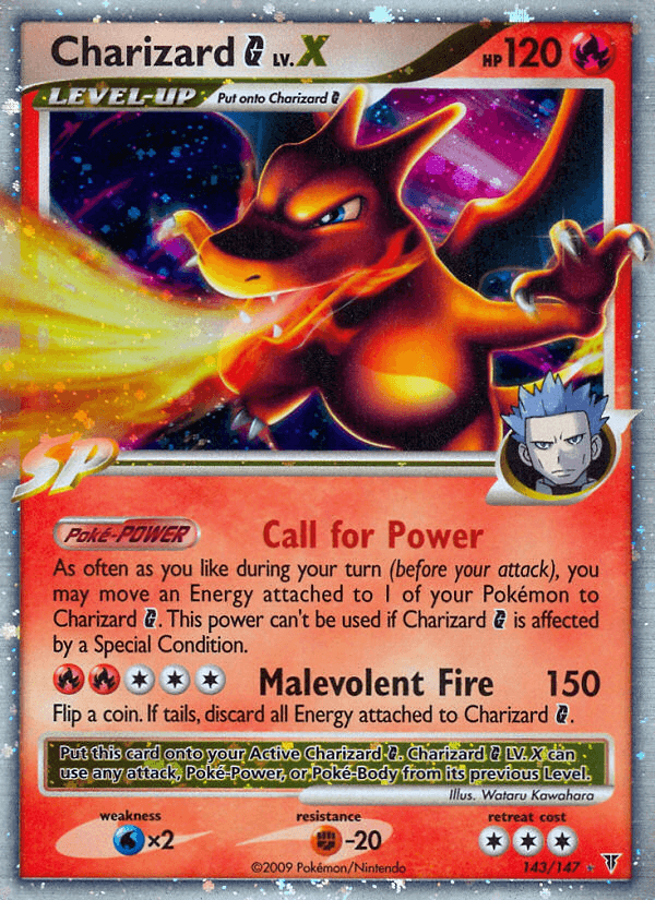 Charizard G LV.X — Supreme Victors #143